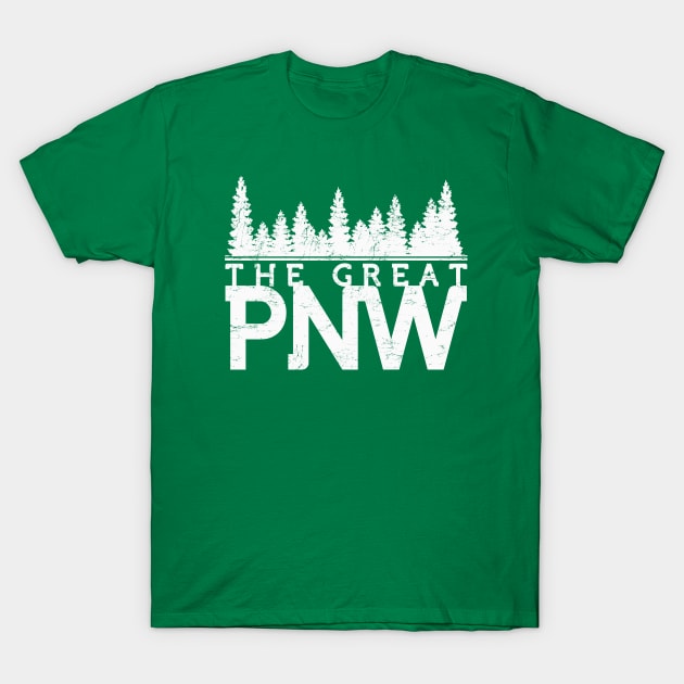 PNW Evergreen T-Shirt by dustbrain